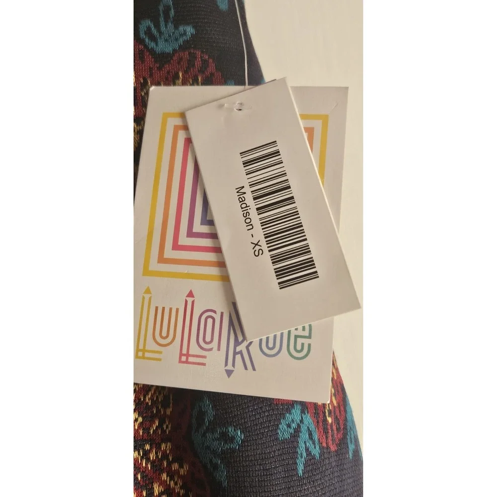 NWT LulaRoe‎ Madison box pleat skirt w/pocket Sz XS pull on thick material